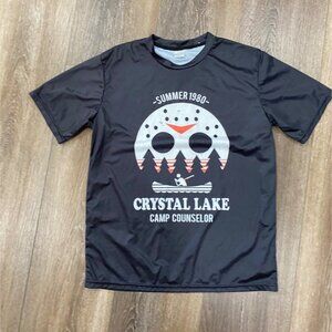 Crystal Lake Camp Counselor T-Shirt Summer 1980 Horror Movie Parody Devin Du L